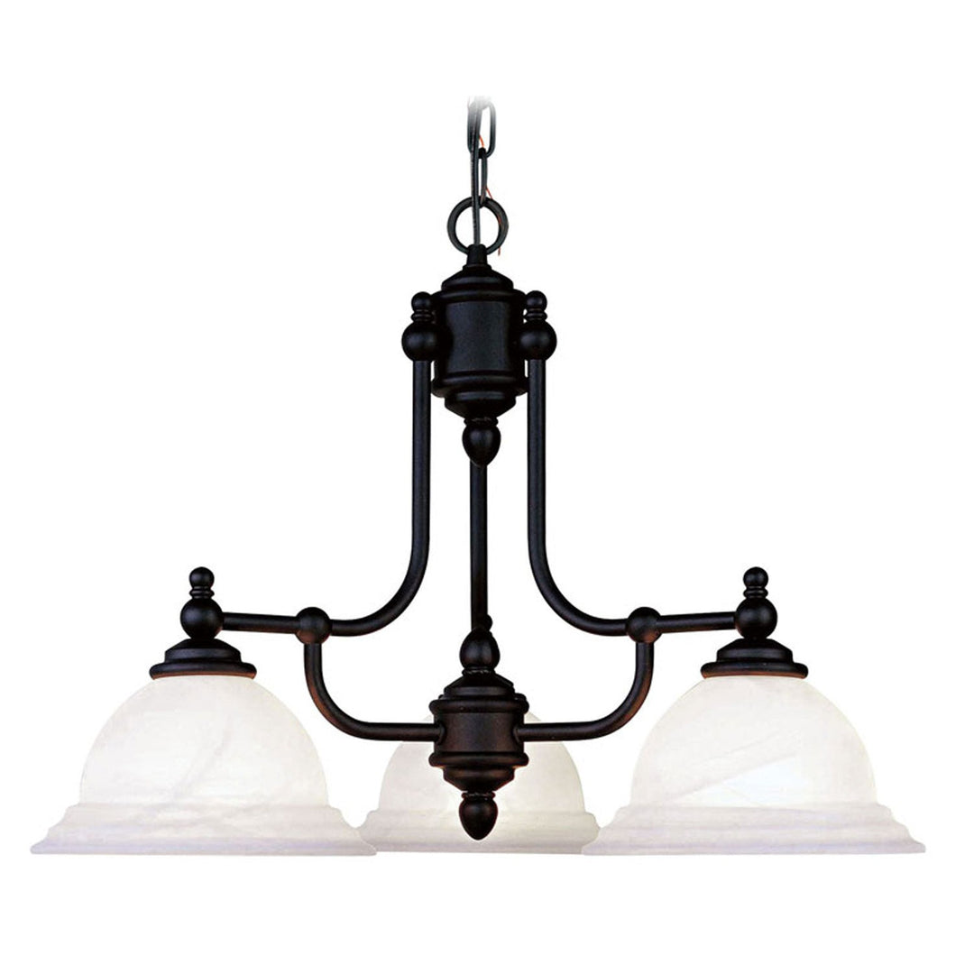 Livex North Port 4253-04 Chandelier Light - Black