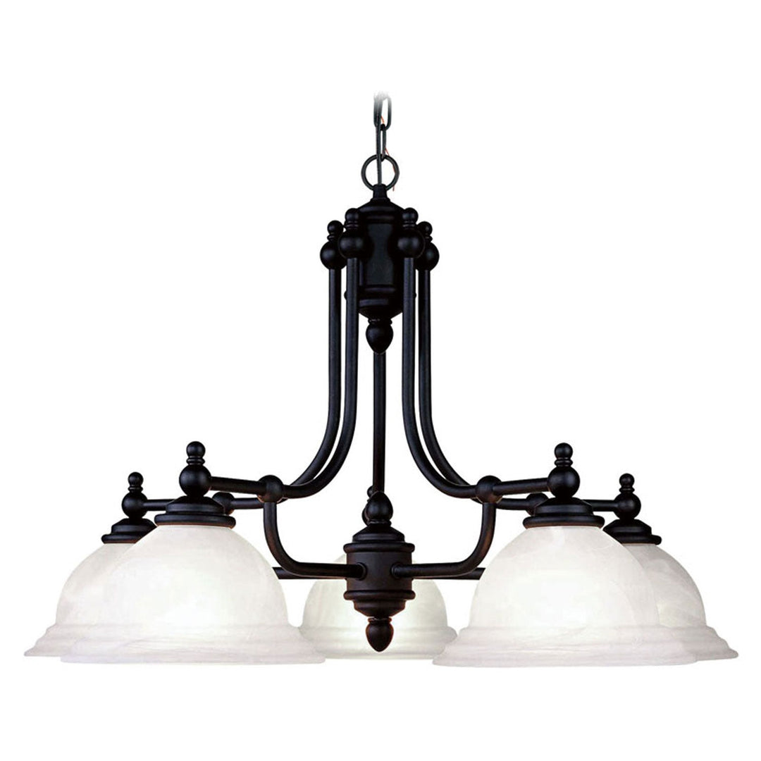 Livex North Port 4255-04 Chandelier Light - Black