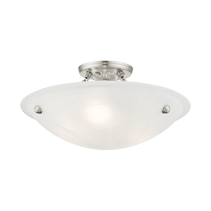 Livex Oasis 4273-91 Ceiling Light - Brushed Nickel