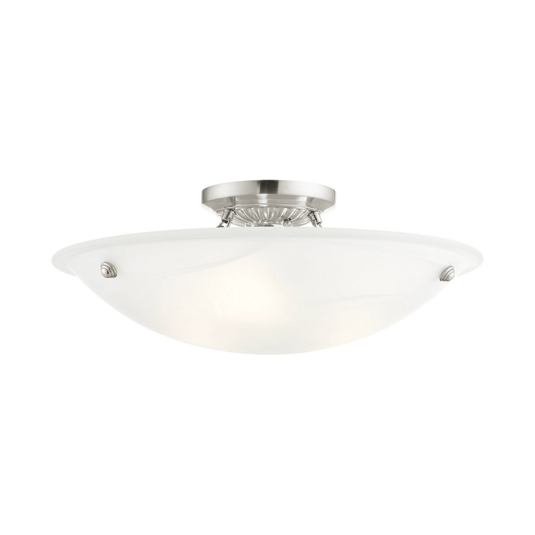 Livex Oasis 4274-91 Ceiling Light - Brushed Nickel