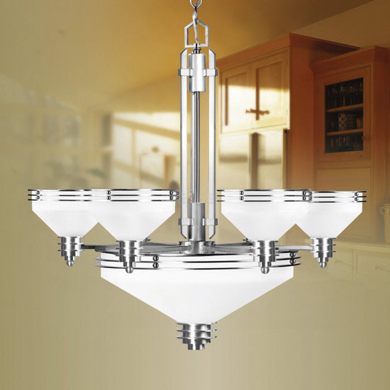 Livex Matrix 4356-91 Chandelier Light - Brushed Nickel