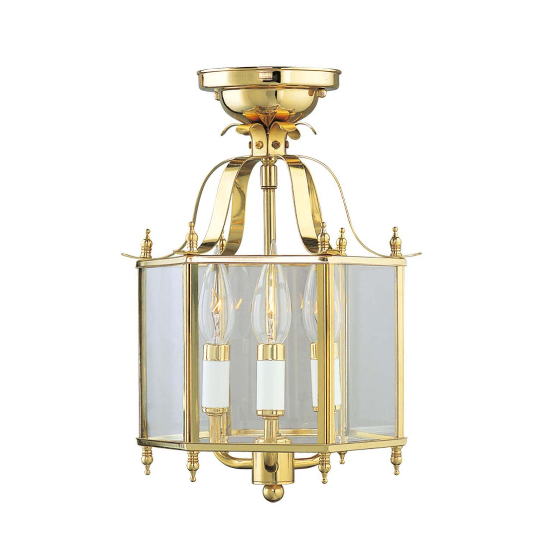Livex Livingston 4403-02 Ceiling Light - Polished Brass