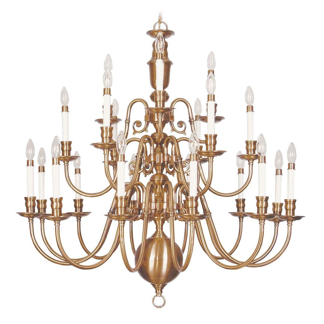 Livex Beacon Hill 5321-22 Chandelier Light - Flemish Brass