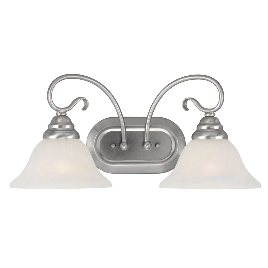 Livex Coronado 6102-91 Bath Vanity Light 19 in. wide - Brushed Nickel