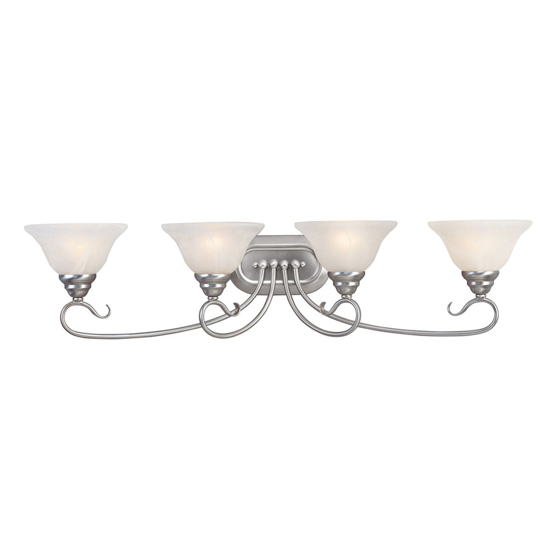 Livex Coronado 6104-91 Bath Vanity Light 37 in. wide - Brushed Nickel