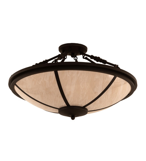 Meyda Tiffany Commerce 201781 Ceiling Light - Oil Rubbed Bronze