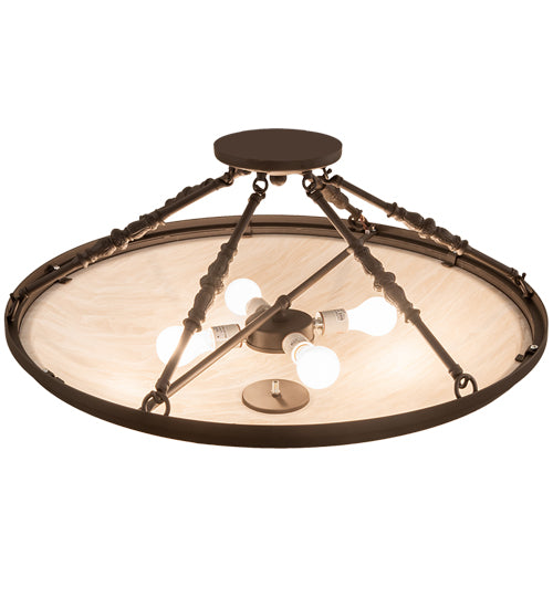 Meyda Tiffany Commerce 201781 Ceiling Light - Oil Rubbed Bronze