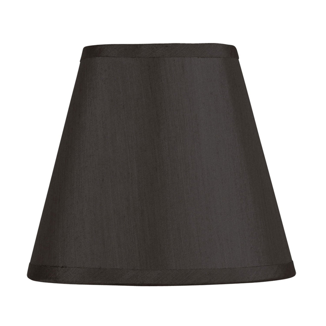Livex Lighting S315  Fabric Candelabra Shades Lamp Shade Black Hardback Clip Shade