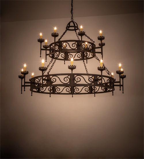 Meyda Tiffany Majella 201849 Chandelier Light - Rust