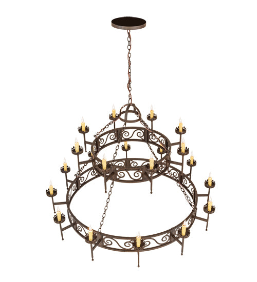 Meyda Tiffany Majella 201849 Chandelier Light - Rust