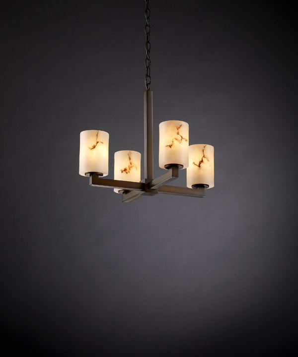 Justice Designs LumenAria FAL-8829-10-DBRZ Chandelier Light - Dark Bronze