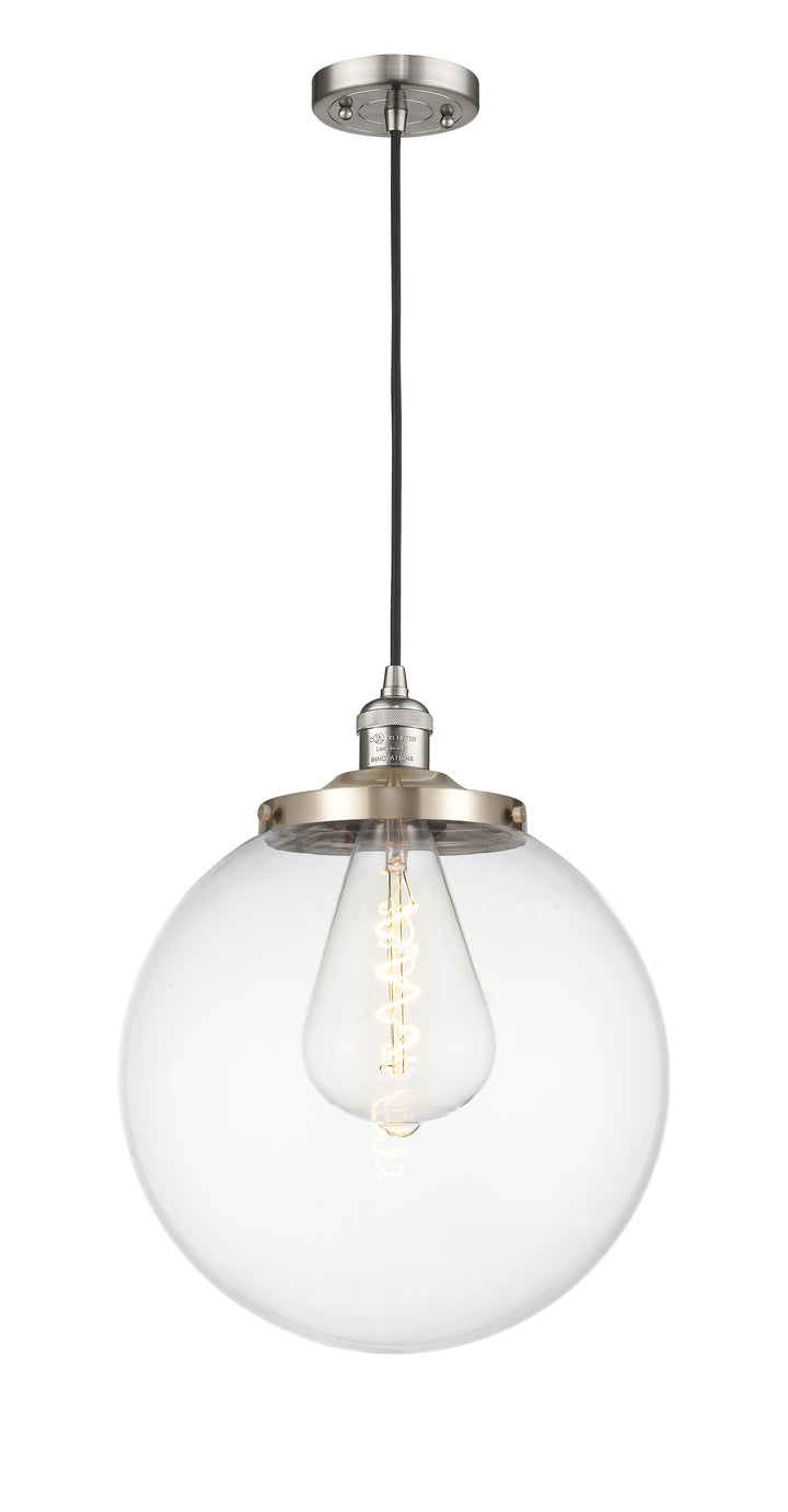 Innovations Franklin Restoration 201C-SN-G202-14 Pendant Light - Brushed Satin Nickel