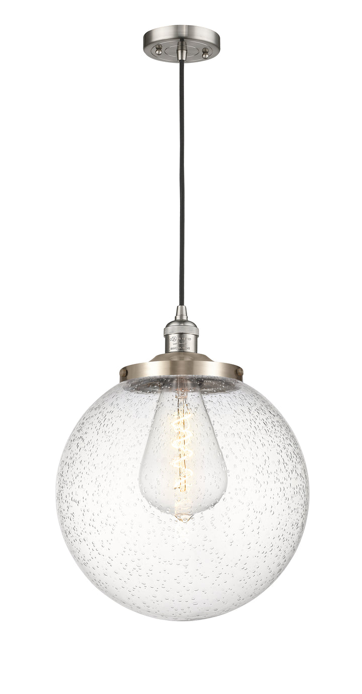 Innovations Franklin Restoration 201C-SN-G204-14 Pendant Light - Brushed Satin Nickel