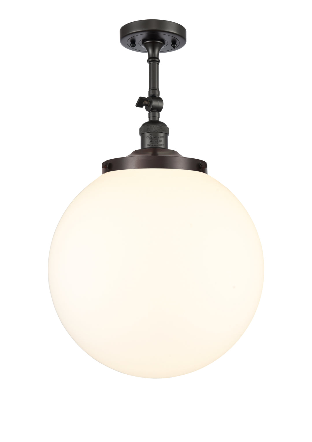 Innovations Franklin Restoration 201F-OB-G201-14 Ceiling Light - Oil Rubbed Bronze