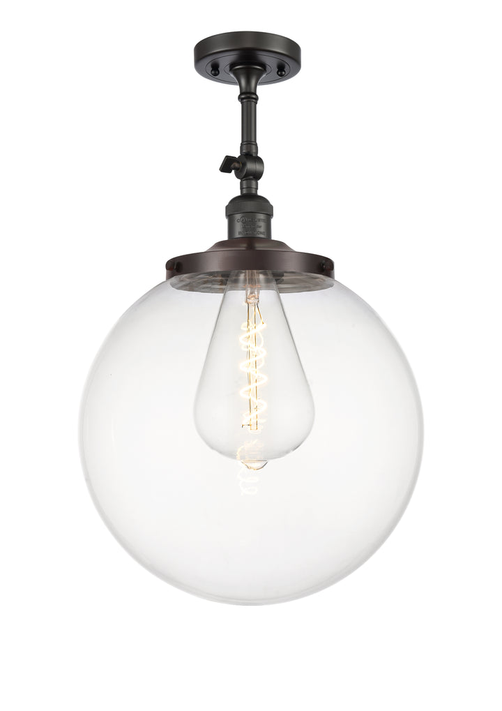Innovations Franklin Restoration 201F-OB-G202-14 Ceiling Light - Oil Rubbed Bronze