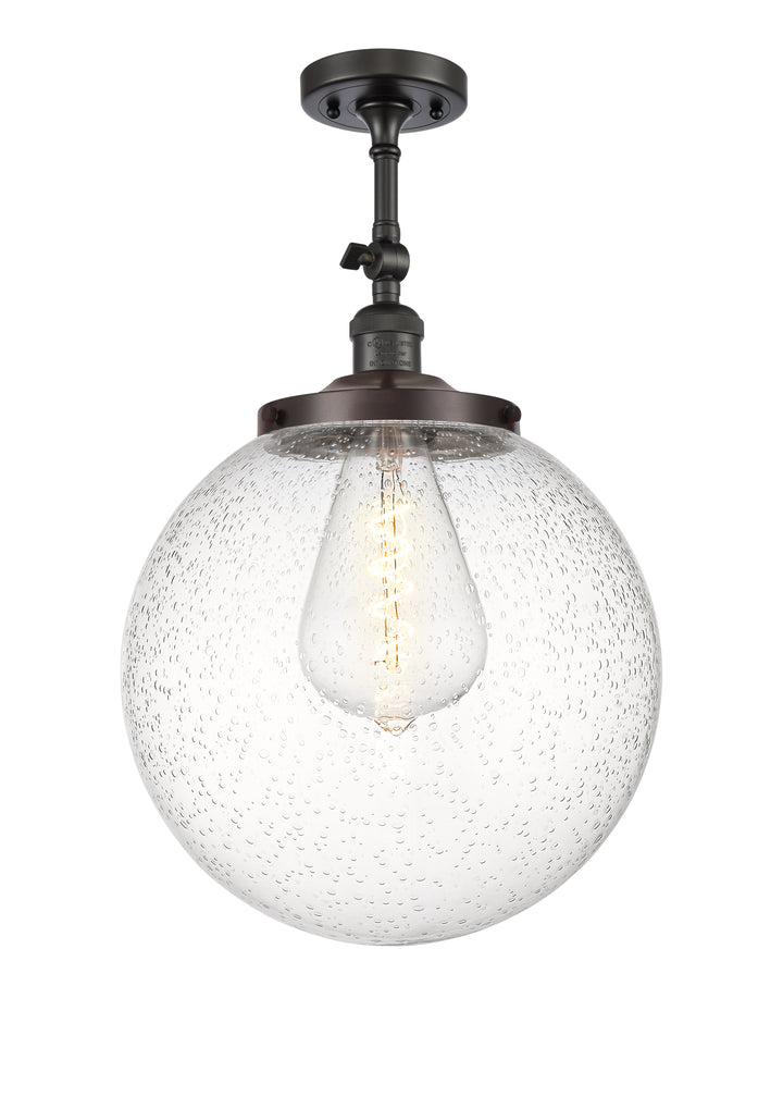 Innovations Franklin Restoration 201F-OB-G204-14 Ceiling Light - Oil Rubbed Bronze