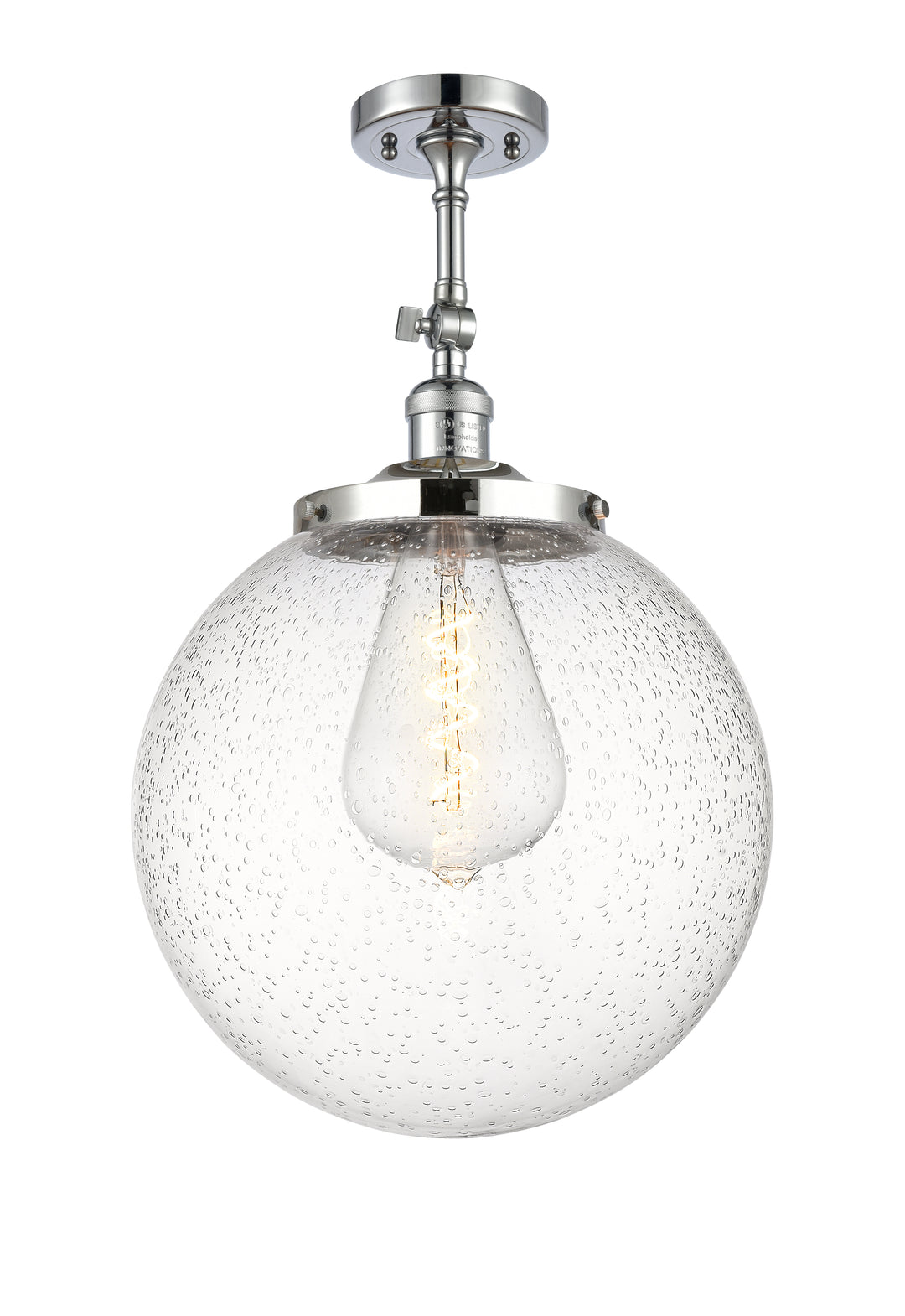 Innovations Franklin Restoration 201F-PC-G204-14 Ceiling Light - Polished Chrome