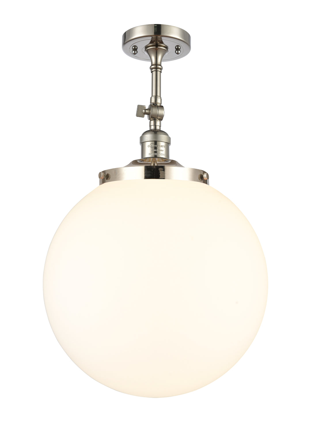 Innovations Franklin Restoration 201F-PN-G201-14 Ceiling Light - Polished Nickel