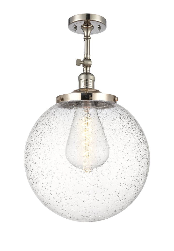 Innovations Franklin Restoration 201F-PN-G204-14 Ceiling Light - Polished Nickel