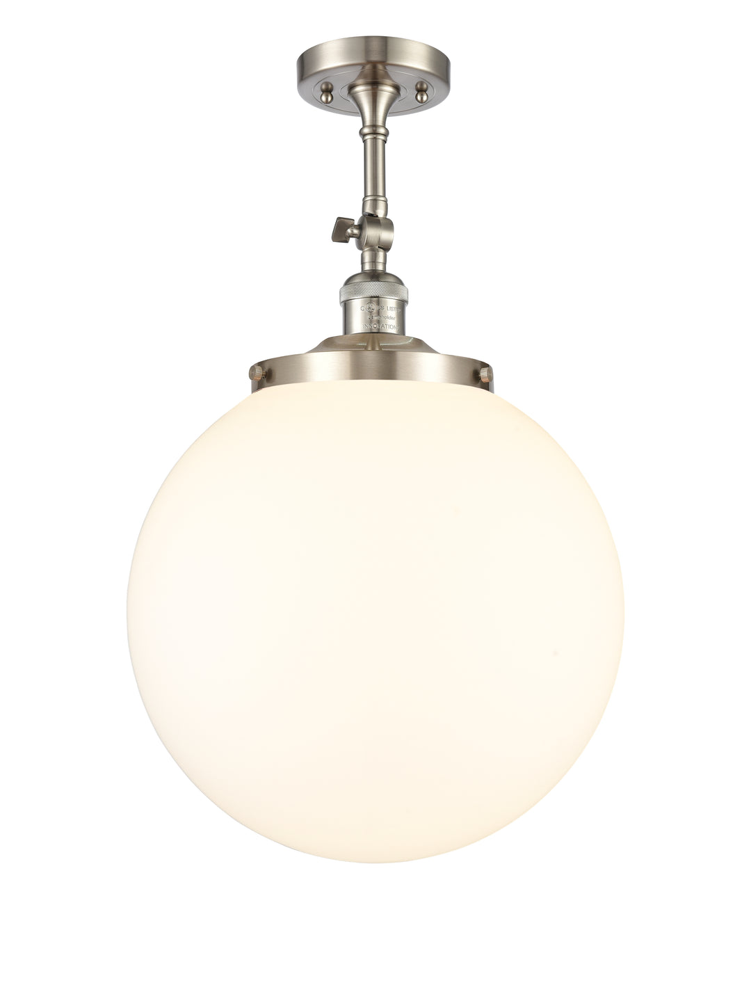 Innovations Franklin Restoration 201F-SN-G201-14 Ceiling Light - Brushed Satin Nickel