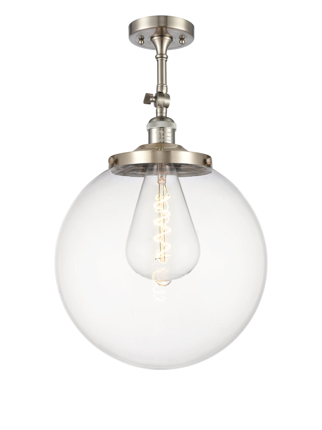 Innovations Franklin Restoration 201F-SN-G202-14 Ceiling Light - Brushed Satin Nickel