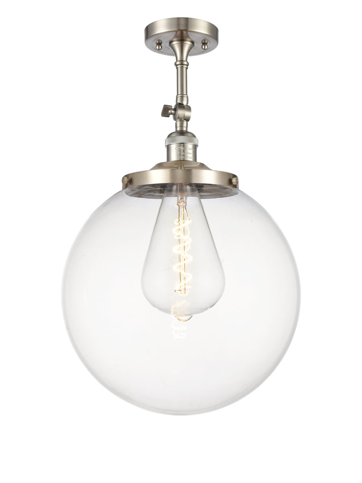 Innovations Franklin Restoration 201F-SN-G202-14 Ceiling Light - Brushed Satin Nickel