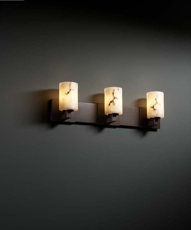 Justice Designs LumenAria FAL-8923-10-DBRZ Bath Vanity Light 27 in. wide - Dark Bronze