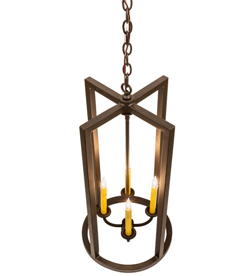 Meyda Tiffany Porte Tournante 202044 Chandelier Light - Oil Rubbed Bronze
