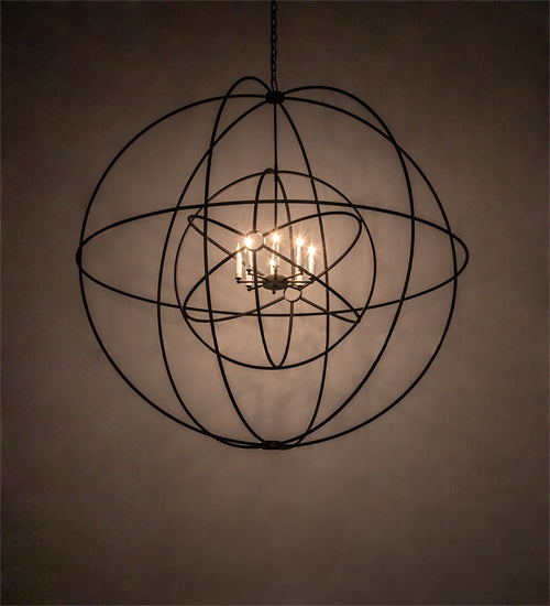 Meyda Tiffany Atom Enerjisi 202102 Chandelier Light - Mahogany Bronze