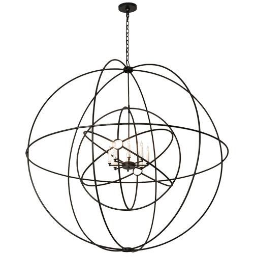Meyda Tiffany Atom Enerjisi 202102 Chandelier Light - Mahogany Bronze