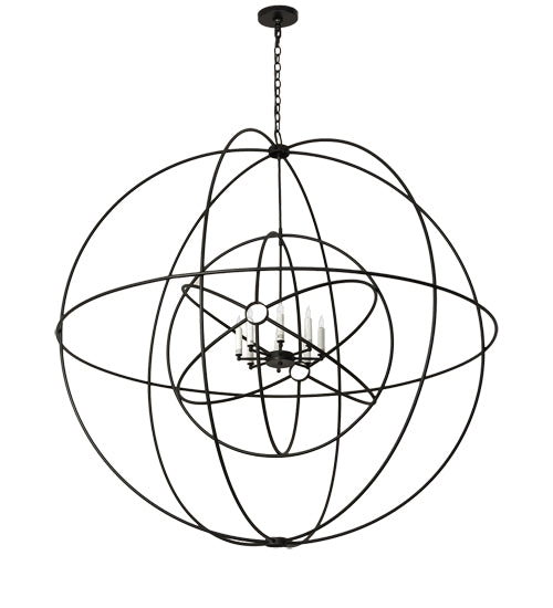 Meyda Tiffany Atom Enerjisi 202102 Chandelier Light - Mahogany Bronze