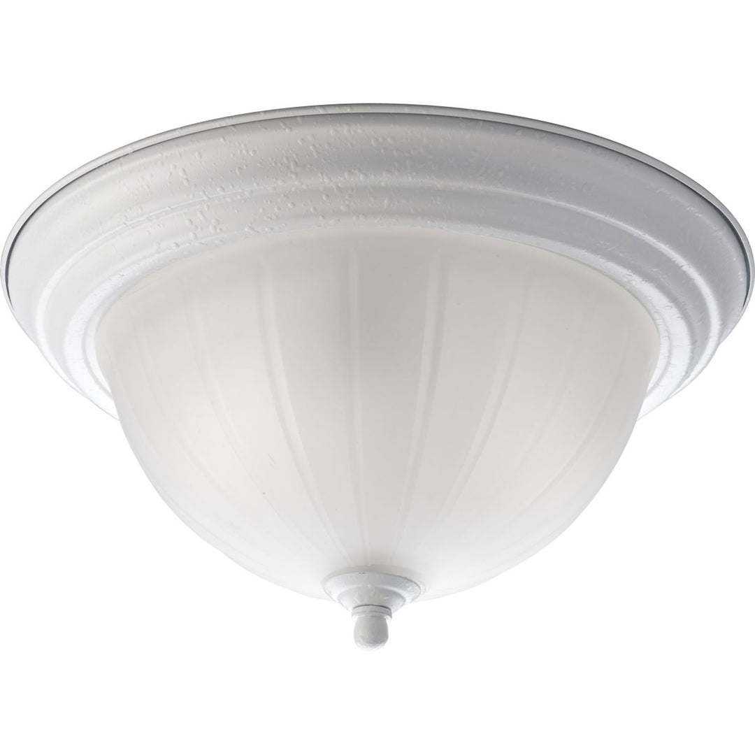 Progress Melon Glass P3817-30 Ceiling Light - White