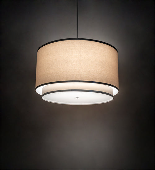 Meyda Tiffany Cilindro 202506 Pendant Light - Nickel
