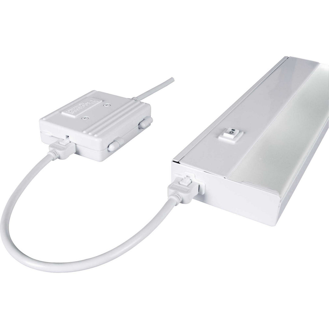 Progress Lighting P7033-30WB Hide-A-Lite Iii Two Light Undercabinet Decor White