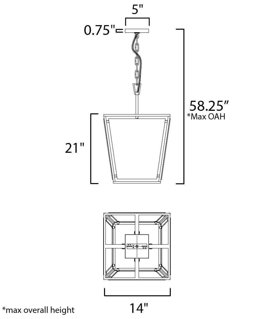 Maxim Montauk 20264CVBK Pendant Light - Black