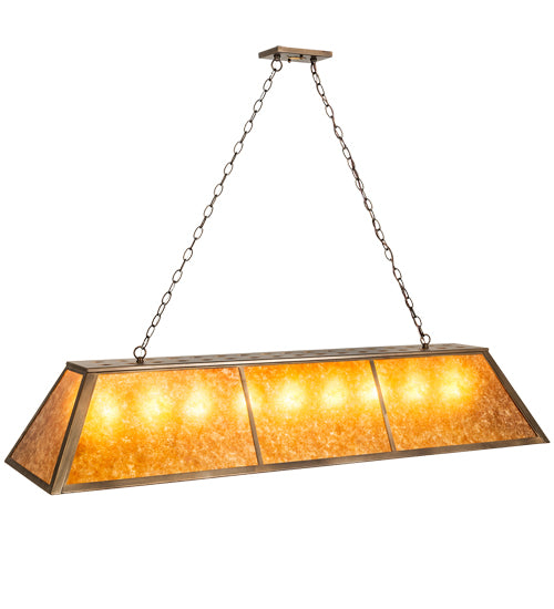 Meyda Tiffany Tri-Panel 202836 Pendant Light - Antique Copper