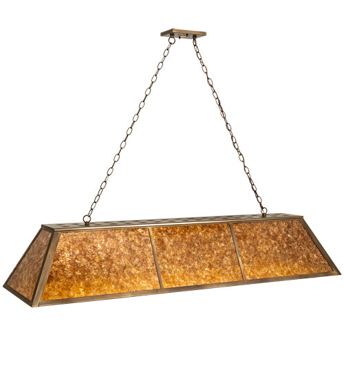 Meyda Tiffany Tri-Panel 202836 Pendant Light - Antique Copper