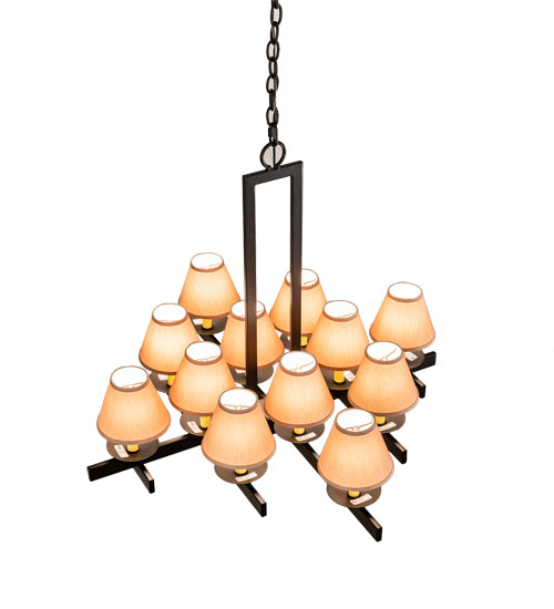 Meyda Tiffany Dante 202912 Chandelier Light - Nickel