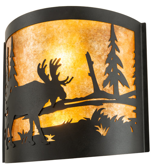 Meyda Tiffany Moose At Lake 203179 Wall Light -