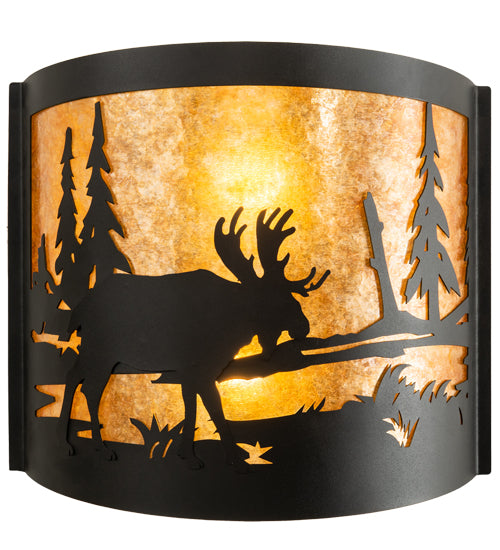 Meyda Tiffany Moose At Lake 203179 Wall Light -