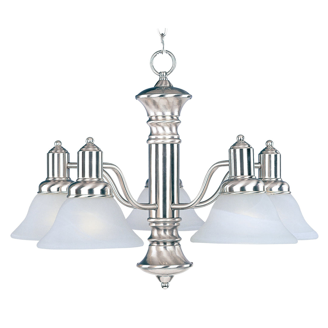Maxim Newburg 20325MRSN Chandelier Light - Satin Nickel