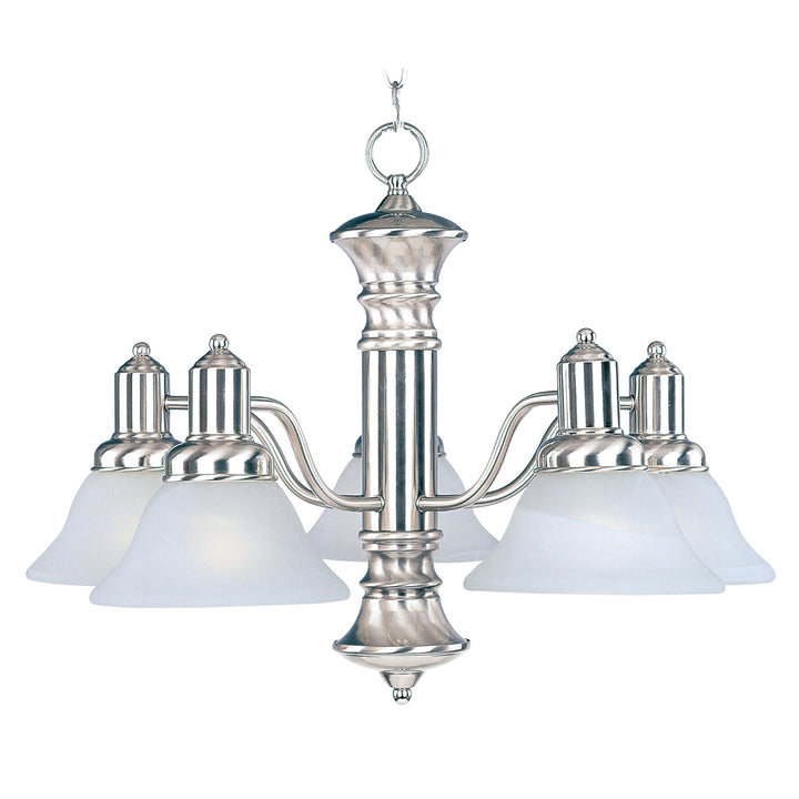 Maxim Newburg 20325MRSN Chandelier Light - Satin Nickel