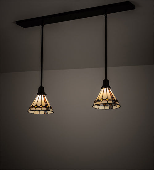 Meyda Tiffany Belvidere 203884 Pendant Light - Mahogany Bronze