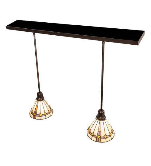 Meyda Tiffany Belvidere 203884 Pendant Light - Mahogany Bronze