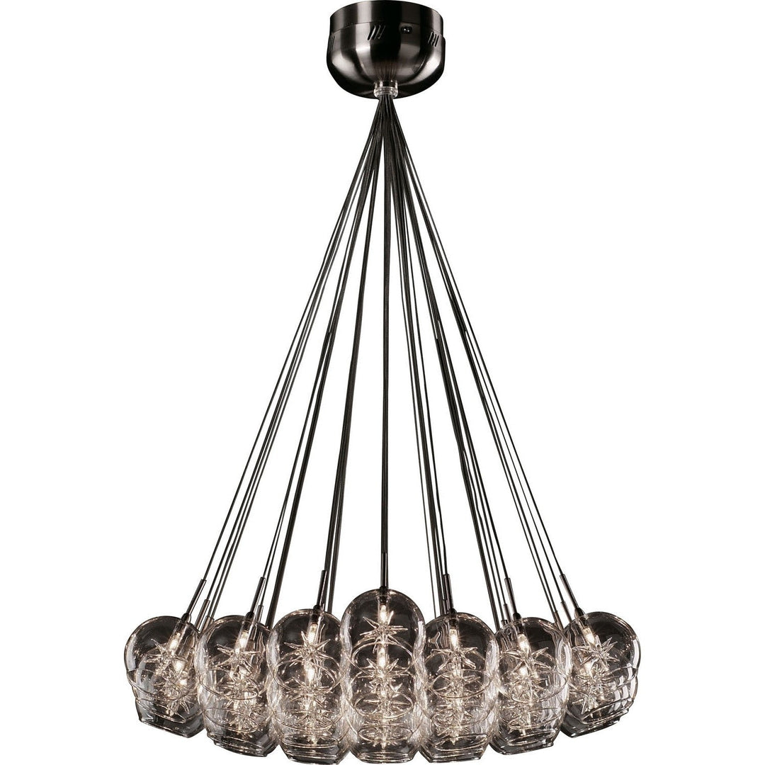 ET2 by Maxim Starburst E20112-24 Pendant Light - Satin Nickel