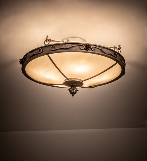 Meyda Tiffany Arabesque 204049 Ceiling Light - French Bronzed