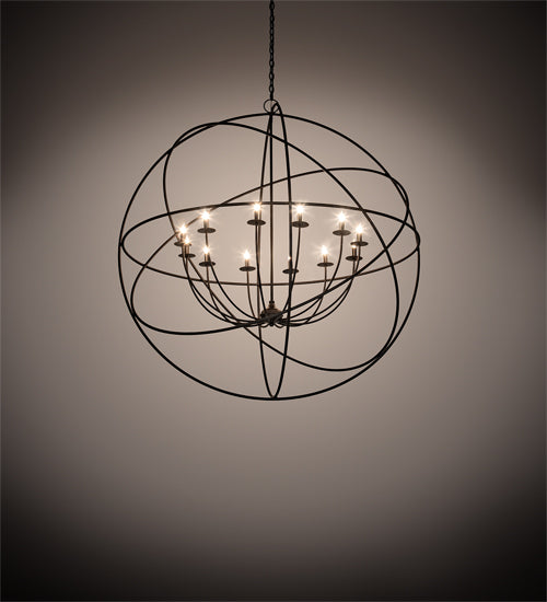 Meyda Tiffany Atom Enerjisi 204082 Chandelier Light - Oil Rubbed Bronze