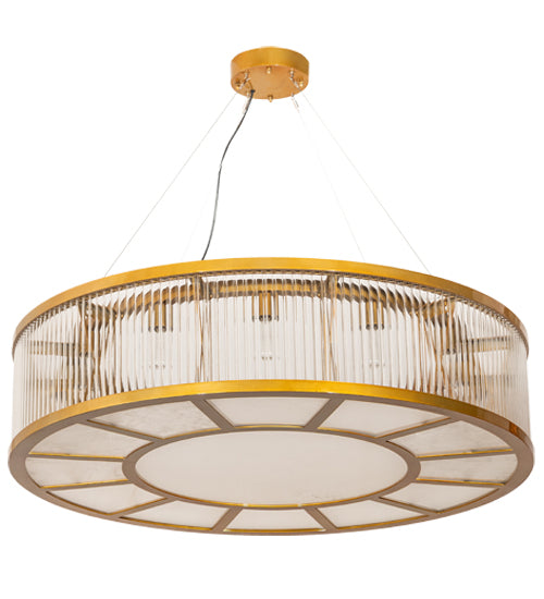 Meyda Tiffany Marquee 204402 Pendant Light - Custom, Brass Tint
