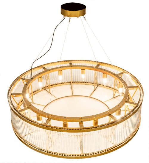 Meyda Tiffany Marquee 204402 Pendant Light - Custom, Brass Tint