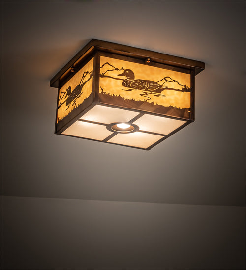 Meyda Tiffany Hyde Park 204419 Ceiling Light - Vintage Copper